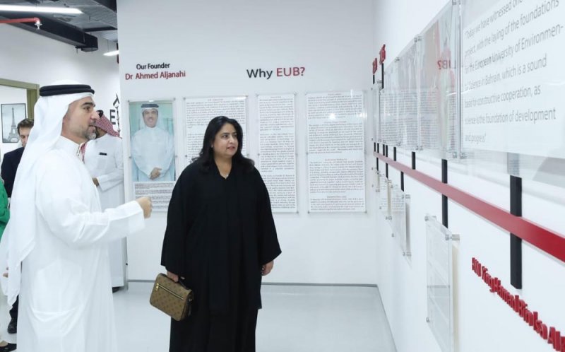 خلال زيارة للجامعة.. أمين عام "التعليم العالي": الجامعة الأوربية في البحرين منارة علمية