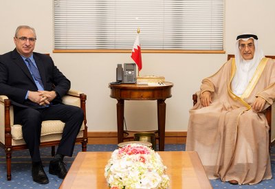 الشيخ خالد بن عبد الله يستقبل سعادة سفير دولة إسرائيل