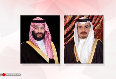 سمو ولي العهد رئيس مجلس الوزراء يتلقى برقية شكر جوابية من سمو ولي العهد السعودي