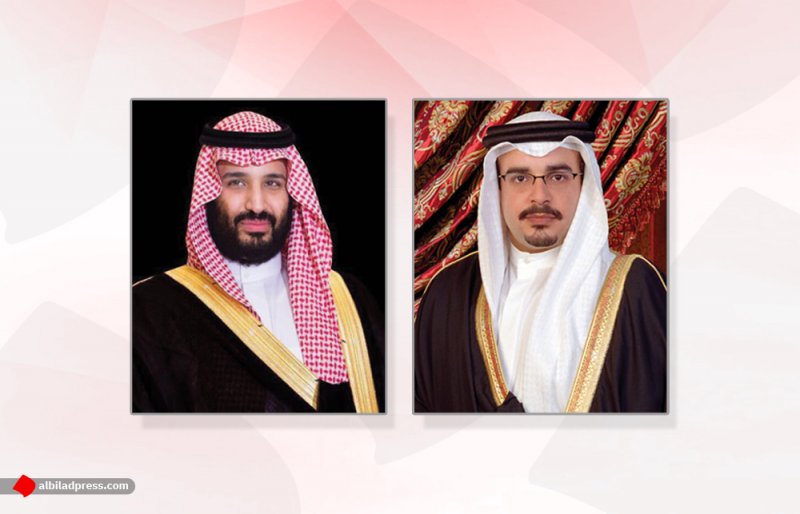 سمو ولي العهد رئيس مجلس الوزراء يتلقى برقية شكر جوابية من سمو ولي العهد السعودي