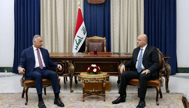 أزمة العراق.. صالح والكاظمي يؤكدان أهمية "الحوار الجاد"