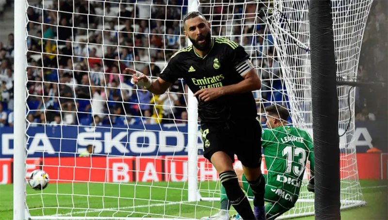 بنزيمة ينقذ ريال مدريد من فخ إسبانيول