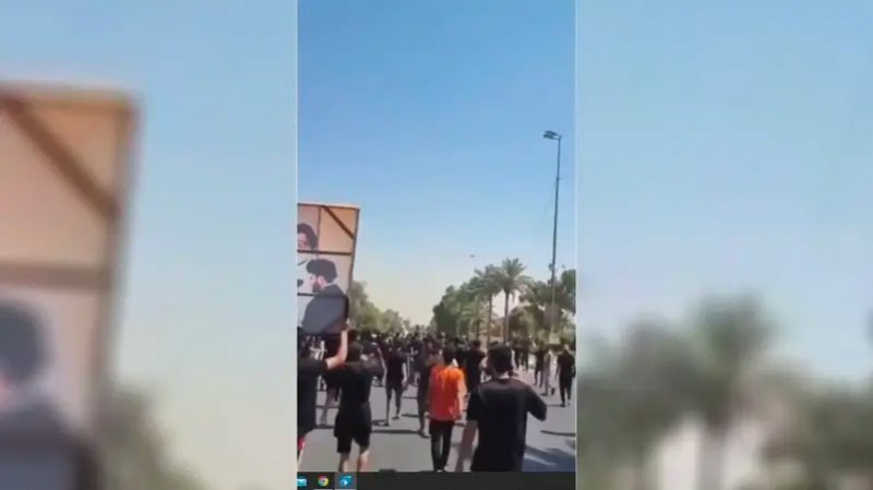 أنصار الصدر يتوافدون إلى بغداد.. ونفير عام بمحافظات مؤيدة