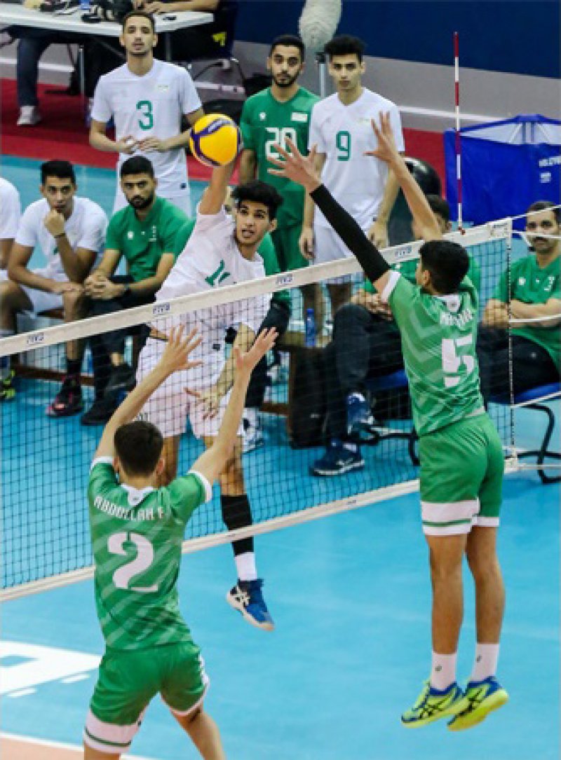 المنتخب السعودي يفوز على نظيره العراقي في بطولة آسيا تحت 20 عاماً للكرة الطائرة