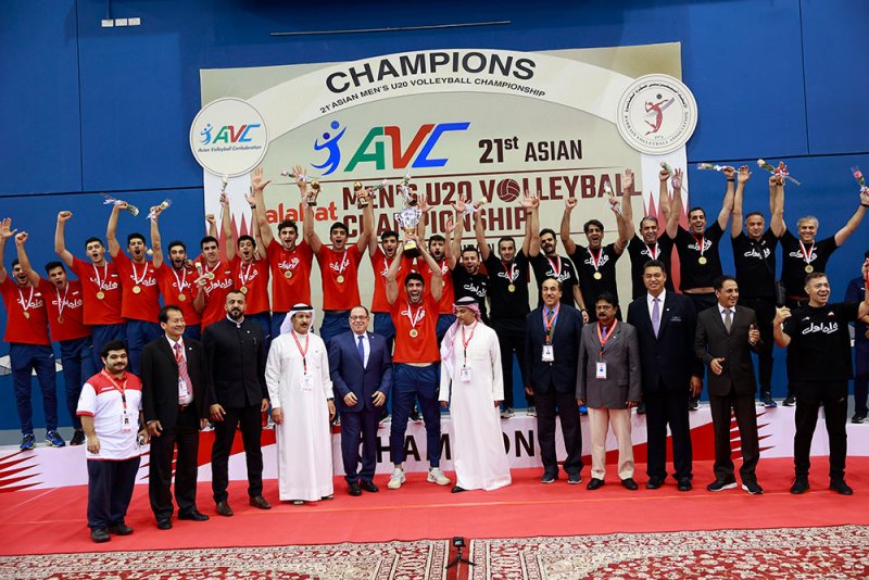 ايران تهزم الهند وتحتفظ ببطولة آسيا لناشئي الطائرة