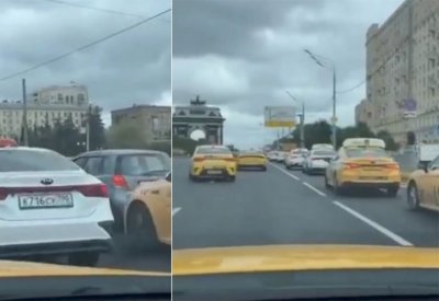 اختناق مروري كبير في روسيا.. سيارات الأجرة ذهبت لنفس العنوان