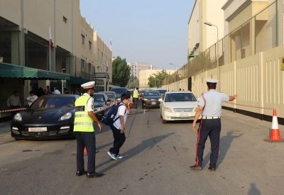 بالصور: الإدارات المعنية بوزارة الداخلية تتخذ كافة الإجراءات والترتيبات الأمنية والتنظيمية لسلامة الطلبة