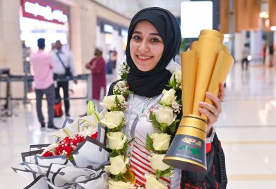 بالفيديو: مروة عاشور تحرز ذهبية الألعاب الإلكترونية