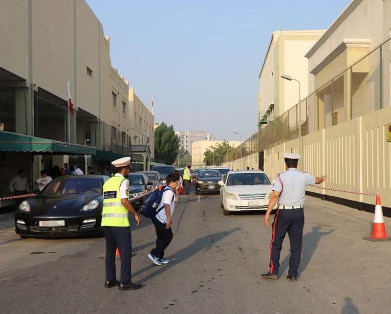بالصور: الإدارات المعنية بوزارة الداخلية تتخذ كافة الإجراءات والترتيبات الأمنية والتنظيمية لسلامة الطلبة