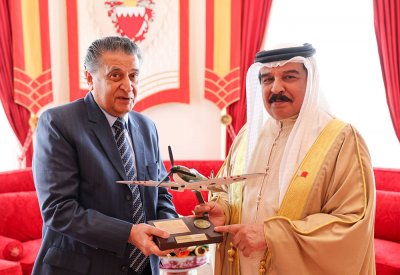 جلالة الملك المعظم يستقبل رجل الأعمال يوسف صلاح الدين