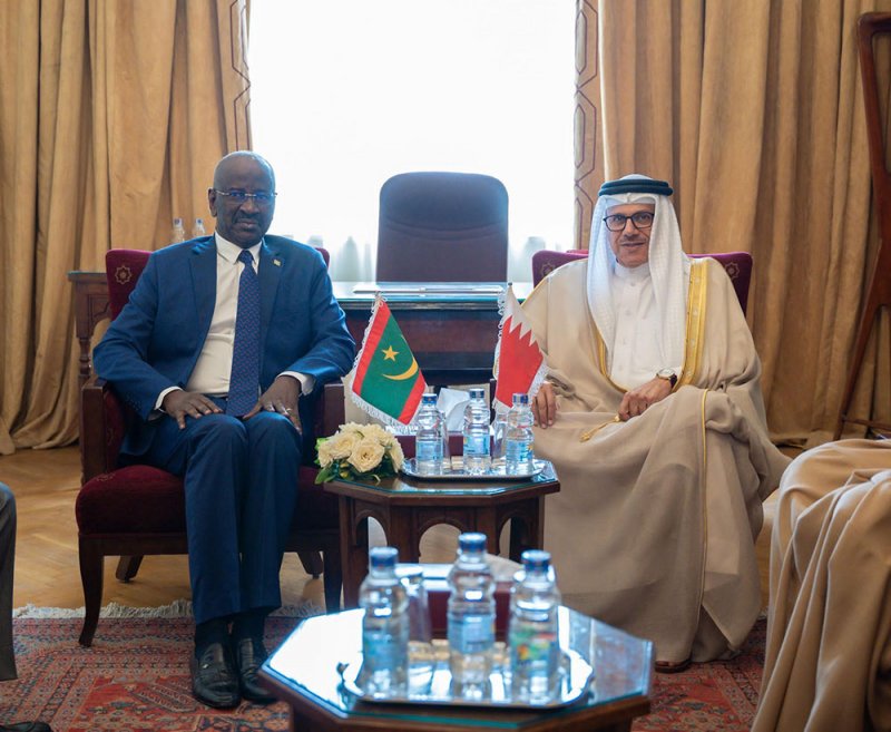 وزير الخارجية يجتمع مع وزير الشؤون الخارجية والتعاون والموريتانيين في الخارج في الجمهورية الإسلامية الموريتانية