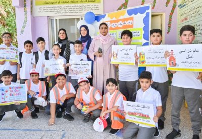 بالصور: 147 ألف طالب عادوا إلى مقاعدهم في جميع المدارس الحكومية