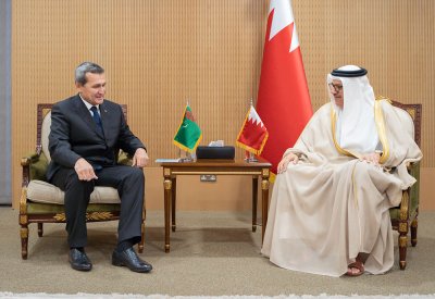 سعادة وزير الخارجية يجتمع مع نائب رئيس مجلس الوزراء وزير خارجية تركمانستان