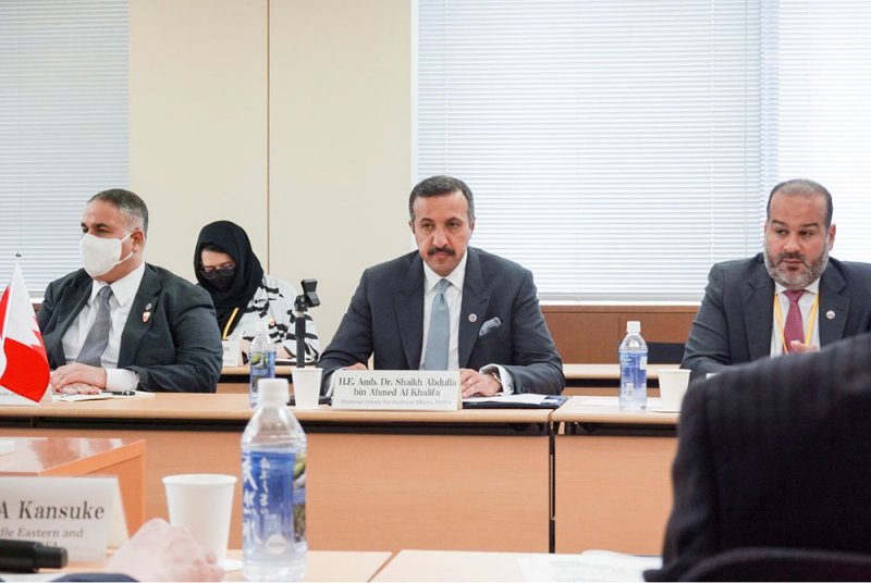 وكيل وزارة الخارجية يترأس وفد البحرين في اجتماع المشاورات السياسية السادس مع اليابان 