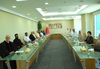 وزير التنمية الاجتماعية يستقبل القس هاني عزيز وعدد من القساوسة