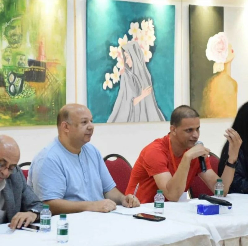 الحجيري يستعرض أدواته الإبداعية في الدمام