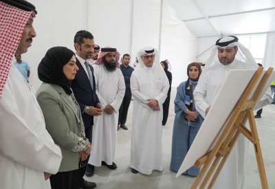 رئيسة مجلس النواب ووزير شؤون البلديات يتفقدان الموقع المؤقت لسوق الرفاع المركزي