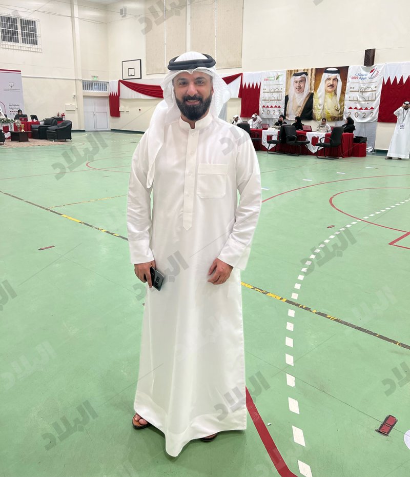المترشح السيد من أوائل الواصلين باشرافية المحرق
