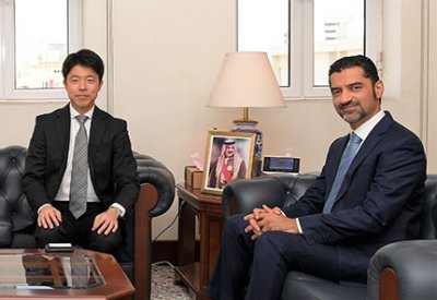 وزير شئون البلديات والزراعة يجتمع مع البنك الياباني للتعاون الدولي