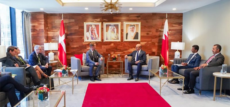 وزير الخارجية يجتمع مع وزير خارجية مملكة الدنمارك