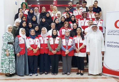 الهلال الأحمر البحريني: دمج المنتسبين الجدد في منظومة العمل الإغاثي الإنساني