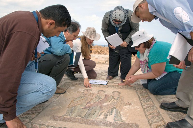 دورات تدريبية عربية حول الحفاظ على الفسيفساء