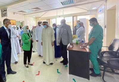 رئيس المجلس الأعلى للصحة يقوم بزيارة تفقدية لمركز جد حفص الصحي بمحافظة العاصمة