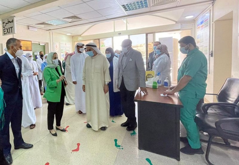 رئيس المجلس الأعلى للصحة يقوم بزيارة تفقدية لمركز جد حفص الصحي بمحافظة العاصمة