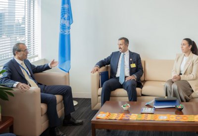 وكيل وزارة الخارجية يبحث التعاون مع مساعد الأمين العام للأمم المتحدة للشرق الأوسط وآسيا