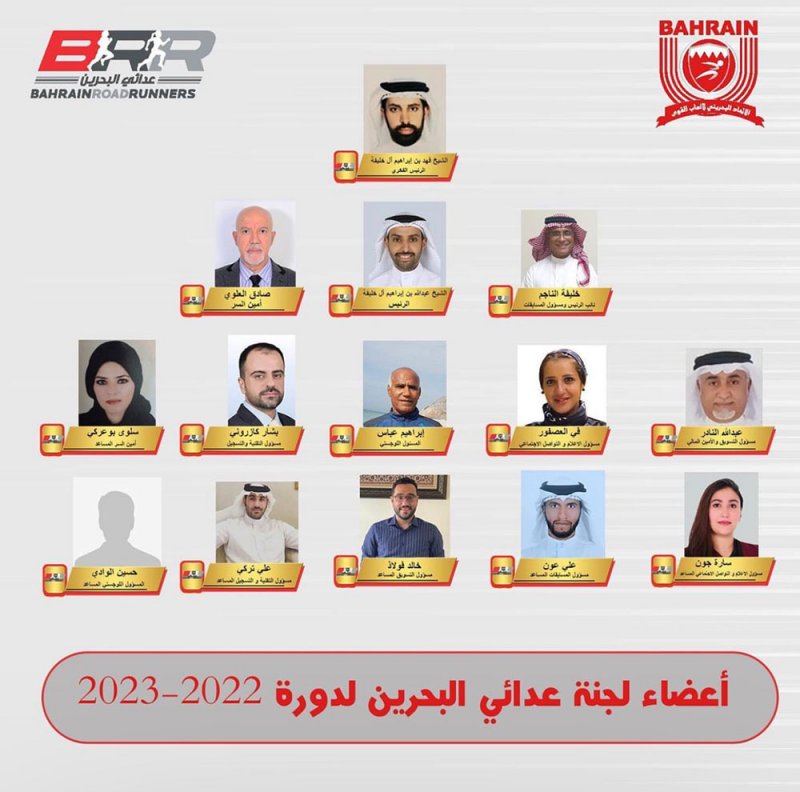 بالصور: تعرف على رئيس وأعضاء لجنة عدائي البحرين الجديدة