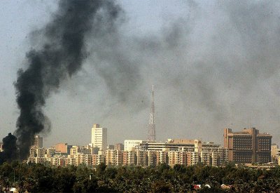 لليوم الثاني.. سقوط صواريخ على وسط بغداد
