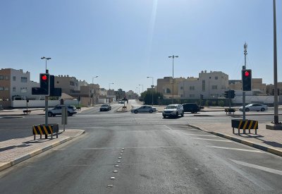 تعديل نظام الإشارة الضوئية الواقعة على هذا الشارع