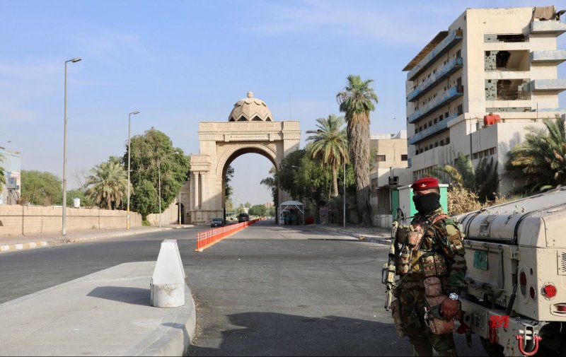 سقوط صواريخ على المنطقة الخضراء بالعاصمة العراقية بغداد