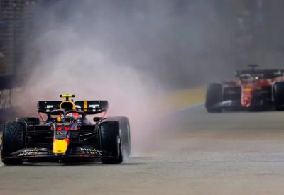 المكسيكي بيريز يفوز بجائزة سنغافورة الكبرى