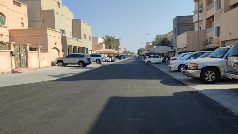 الأشغال": الانتهاء من مشروع تطوير الطرق بمجمع 245 في عراد