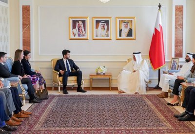 وزير الخارجية يستقبل وفدًا من موظفي مجلسي النواب والشيوخ بالولايات المتحدة الأمريكية