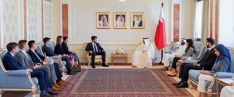 وزير الخارجية يستقبل وفدًا من موظفي مجلسي النواب والشيوخ بالولايات المتحدة الأمريكية