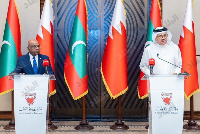 وزير الخارجية ووزير خارجية المالديف يعقدان مؤتمرًا صحفيًا