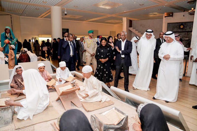 فخامة رئيس جمهورية المالديف يزور عدداً من الوجهات الثقافية في البحرين