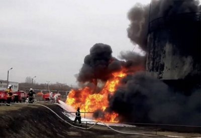 روسيا: حريق بمستودع للنفط في بيلغورود بعد هجوم أوكراني