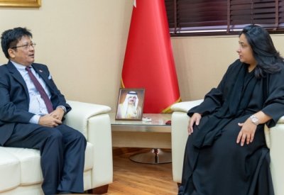 الأمين العام لمجلس التعليم العالي تستقبل السفير التايلندي