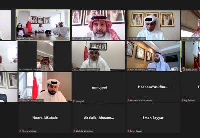 وزير الصناعة والتجارة يشارك في اجتماع أعضاء مجلس التنسيق البحريني السعودي