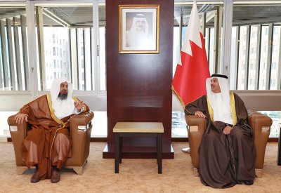 وزير العدل يستقبل وكيل الشؤون الإسلامية بالمملكة العربية السعودية 
