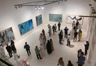 افتتاح معرض "بين بحرين" للفنان زهير السعيد في ذاكرة المكان