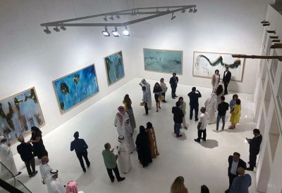 افتتاح معرض "بين بحرين" للفنان زهير السعيد في ذاكرة المكان
