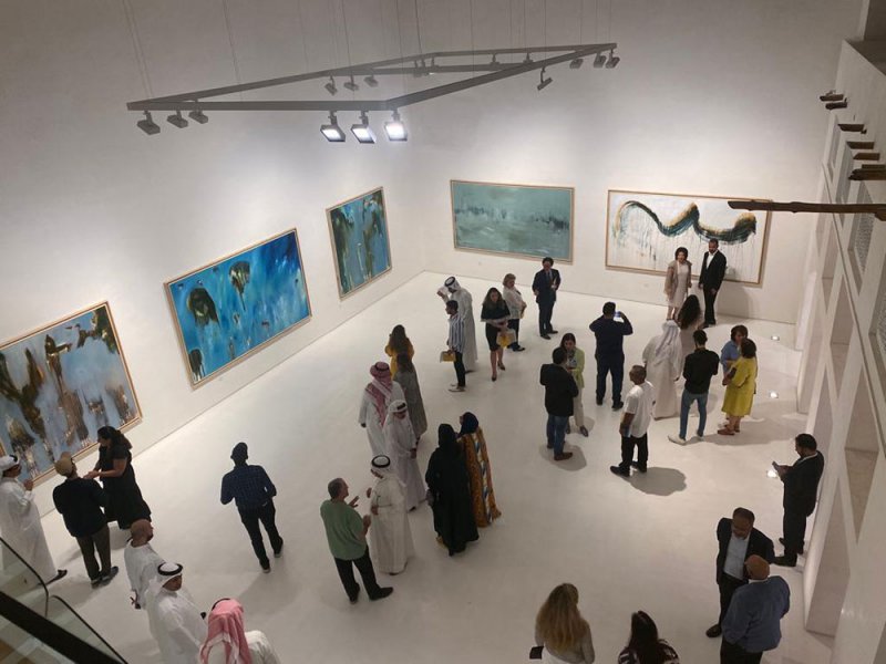افتتاح معرض "بين بحرين" للفنان زهير السعيد في ذاكرة المكان