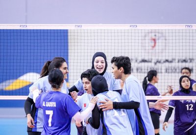 سيدات القادسية يخطفن كأس عيسى بن راشد للطائرة