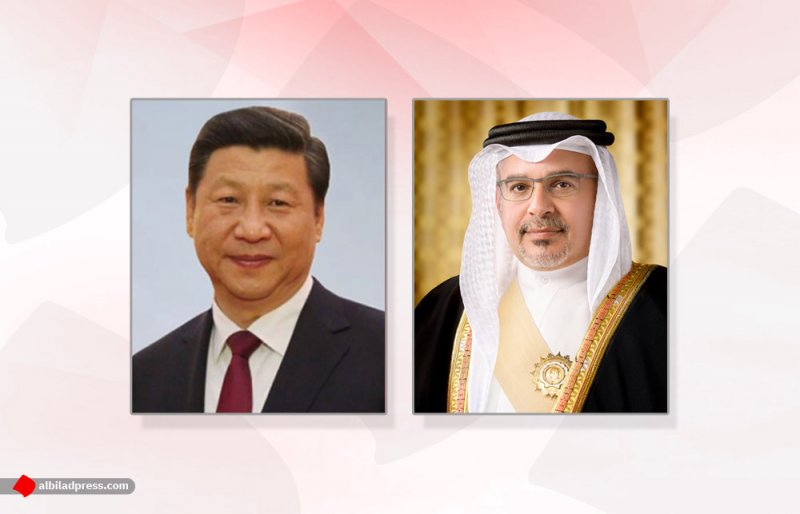 سمو ولي العهد رئيس مجلس الوزراء يهنئ الرئيس الصيني