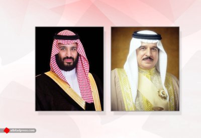 جلالة الملك المعظم يتلقى برقية شكر جوابية من سمو ولي العهد رئيس مجلس الوزراء السعودي