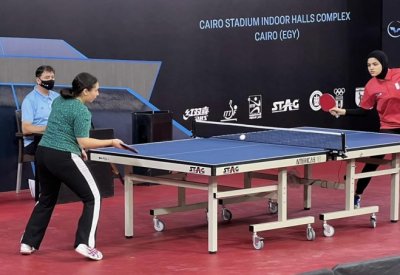 تألق مريم العالي في بطولة مصر الدولية لكرة الطاولة